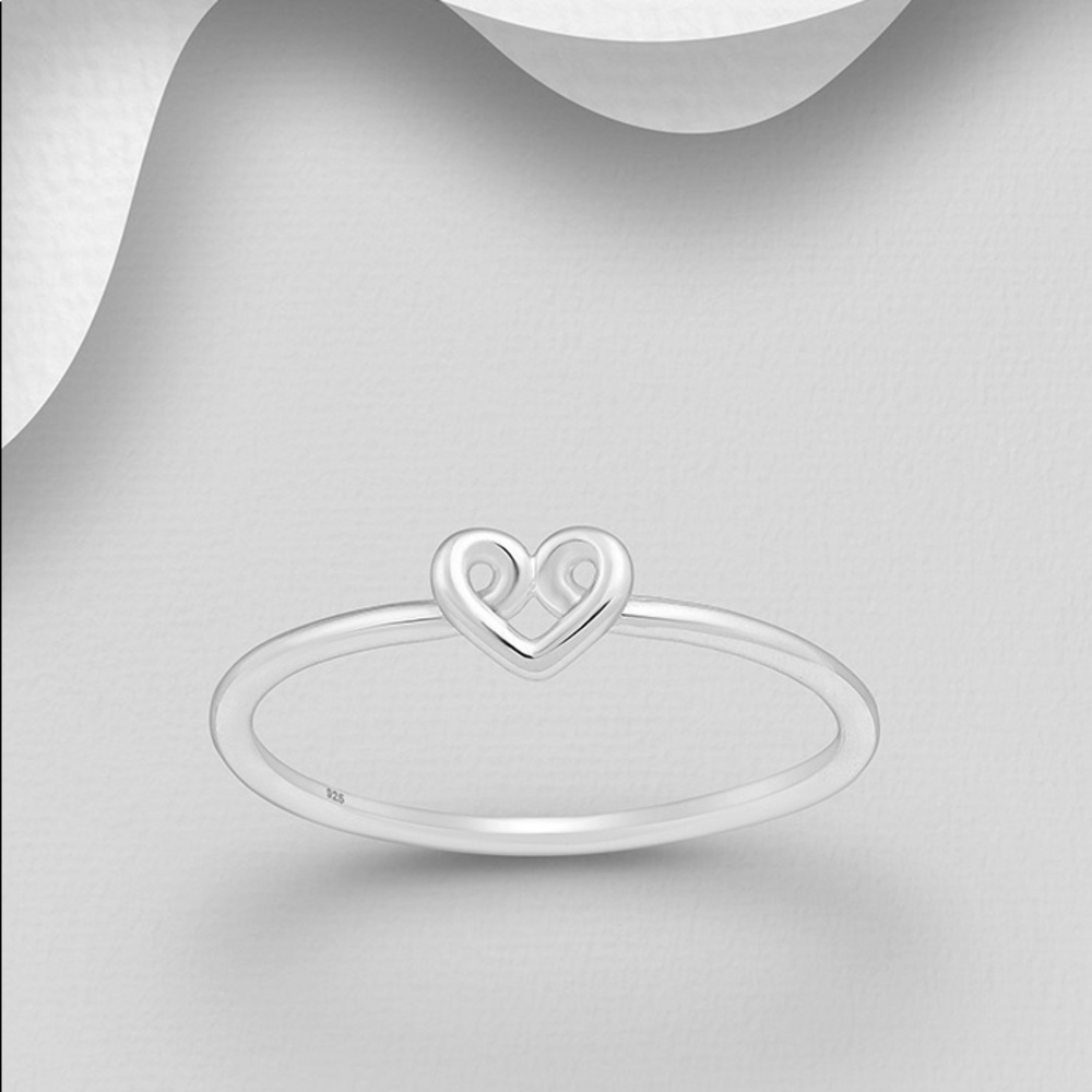 925 Sterling Silver Heart Ring